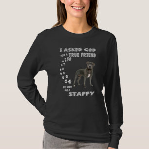 Staffy Dog Mama Stafford Vater Staffordshire Bull T-Shirt