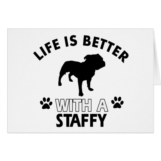 Staffy Hundezuchtentwürfe (Vorderseite (Horizontal))