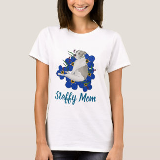 Staffy Mom Tee – Staffordshire Bull Terrier Kunst