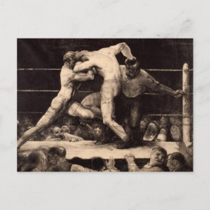 Stag an Sharkey's von George Bellows Postkarte
