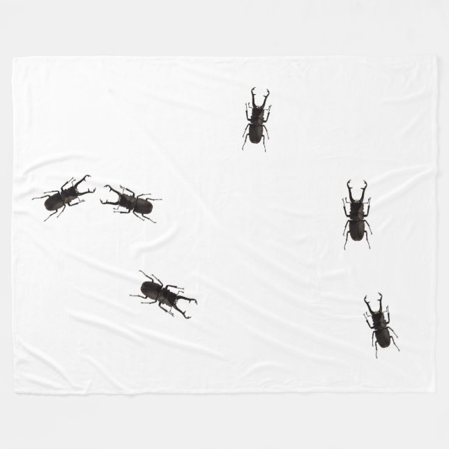 Stag Beetle Fleecedecke (Vorderseite (Horizontal))