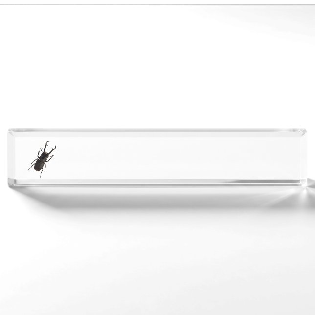 Stag Beetle Namensplakette (Vorderseite)