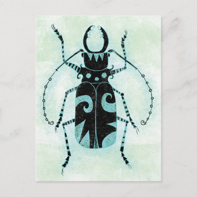 Stag Beetle Supreme Postcard Postkarte (Vorderseite)