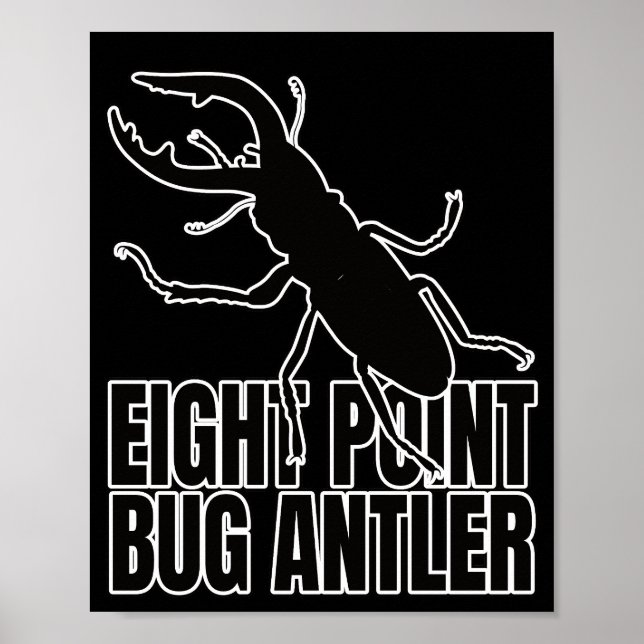 Stag Beetles Beetle Bugs Entomology Geek Poster (Vorne)