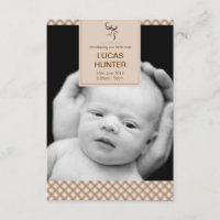 Stag Birth Announcement