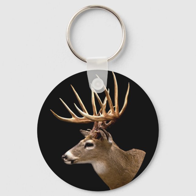 Stag Buck Deer Schlüsselanhänger (Vorderseite)