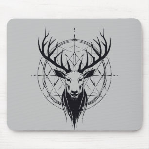 Stag Deer Animal Freedom World Wildlife Wonder Art Mousepad