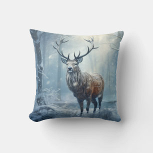 Stag Deer Animal Wildlife Wilderness Kunst, Dichtu Kissen
