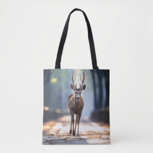 Stag Deer Wildlife Animal auf der Straße