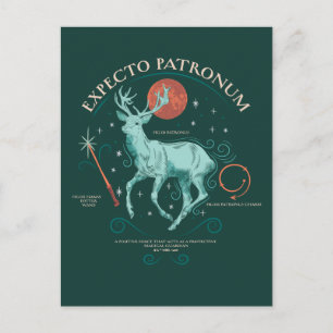 Stag Expecto Patronum Graphic Postkarte