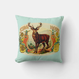 Stag Horn Throw Kissen