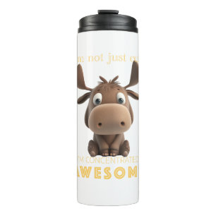 Stag konzentriert Phantastisch Niedlich Adorable F Thermosbecher