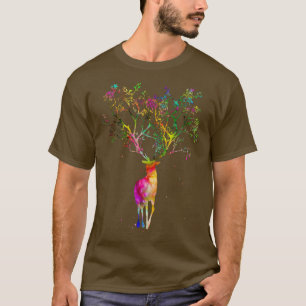 Stag mit Baumhupen 2 T-Shirt