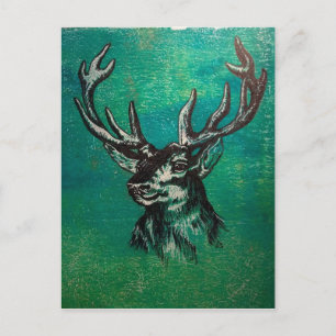 Stag Postkarte