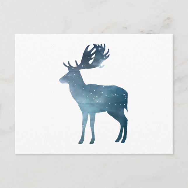 Stag Postkarte (Vorderseite)