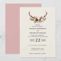 Stag Rost Terracotta floral elegant modern