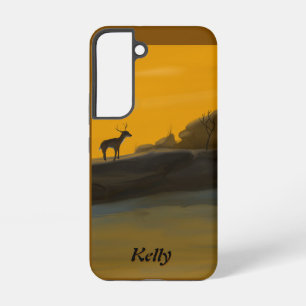 Stag, Splendor Personalisiert Samsung Cover Galaxy Hülle