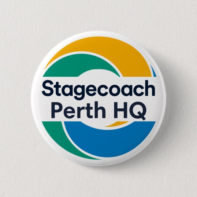 Stagecoach Abzeichen Button (Vorderseite)