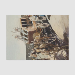 Stagecoach Hold by Edward Borein Seidenpapier