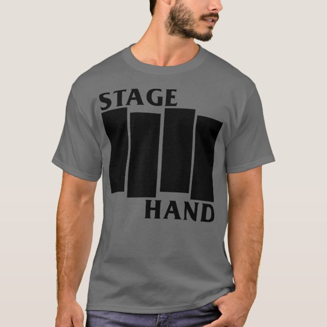 STAGEHAND Rigging Technician Theater Bühne Hand T-Shirt (Vorderseite)