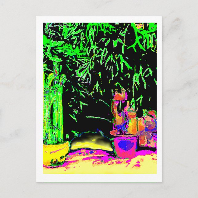 Staghorn Fern jGibney The MUSEUM Zazzle Postkarte (Vorderseite)