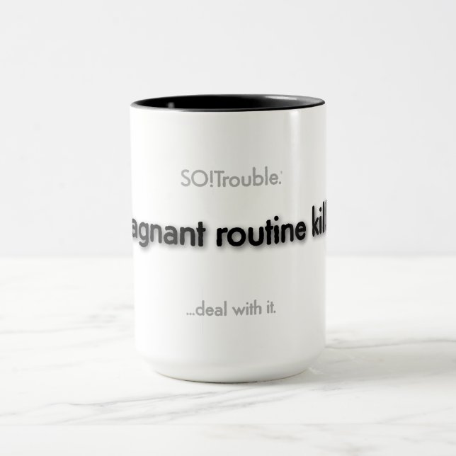 Stagnierung Tasse (Zentrum)