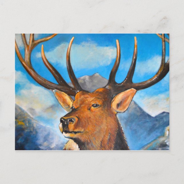 Stags Atem. Postkarte (Vorderseite)