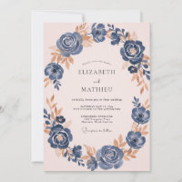 Stahl Blassrosa Gemalte Hochzeit