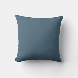 STAHL - Blau, solide Farbe Kissen