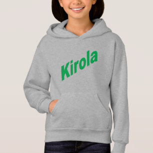 Stahl Kapuzenpullover Mädchen KIROLA Hoodie