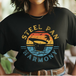 Stahl Pan Harmony, Trini Carnival T-Shirt