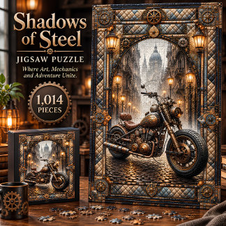 Stahl-Schatten Motorrad 1.014-Teile-Puzzle Puzzle
