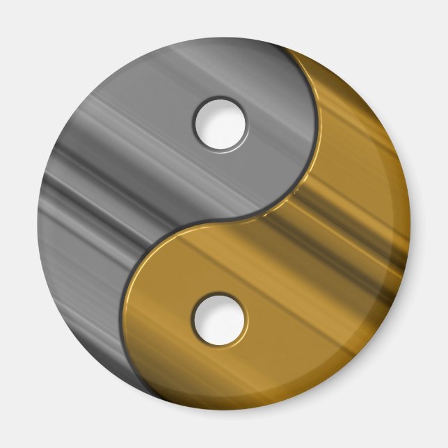 Stahl und Messing Magnet (Vorne)