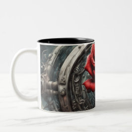 Stahl und Rose 017 Zweifarbige Tasse