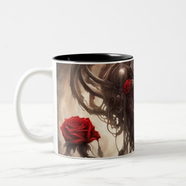 Stahl und Rose 024 Zweifarbige Tasse (Links)