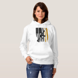 Stahl und Streifen Hoodie