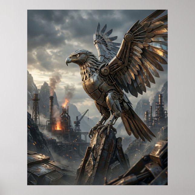 Stahladler-Gipfel Poster (Vorne)