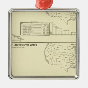 Stahlarbeiten und Schmieden Silbernes Ornament