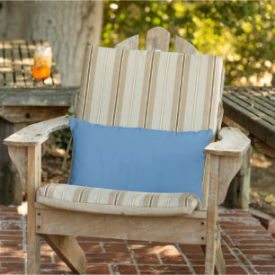 Stahlblaue Outdoor-Lendenkissen Kissen Für Draußen