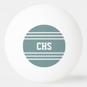 Stahlblaue Streifen für kundenspezifische Monogram Tischtennisball