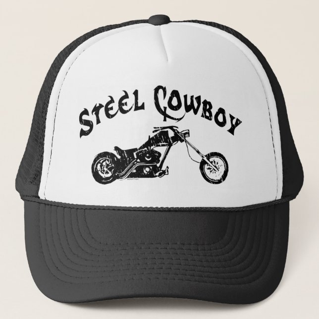Stahlcowboyhut Truckerkappe (Vorderseite)