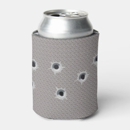 Stahldose mit Bullet Holes Novelty Dosenkühler