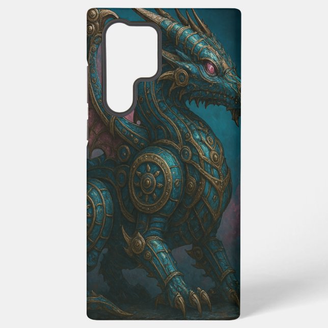 Stahldrache Samsung Galaxy Hülle (Rückseite)