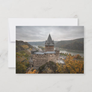 Stahleck Castle Bacharach Deutschland Card