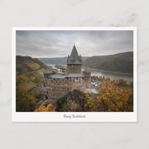 Stahleck Castle Bacharach Deutschland Postkarte