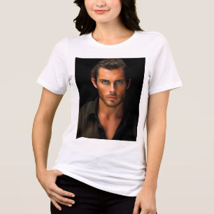 Stählerner Blick (Brent) Tri-Blend Shirt