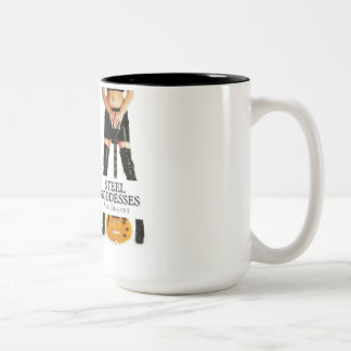 Stahlgöttin-Tasse Zweifarbige Tasse