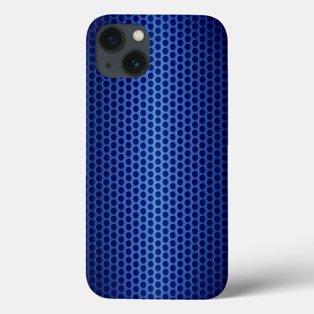 Stahlhalle aus blauem Edelstahl Case-Mate iPhone Hülle (Rückseite)