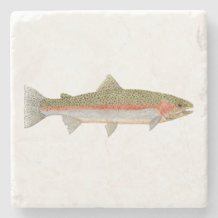 Stahlkopfforelle-Untersetzer Steinuntersetzer