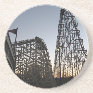 Stahlkraft und Thunderhawk Dorney Park Sandstein Untersetzer